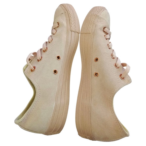 Converse Chuck Taylor All Star Suede Low-Top sneakers Blush Gold - Picture 4 of 12